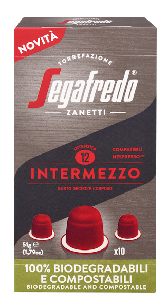 Segafredo Intermezzo 100% Compostable capsule